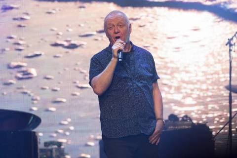 Claude Semal performs on stage at the concert with winners of the 15th edition of the Les Octaves de la Musique music awards ceremony, Monday 28 May 2018 in Brussels.  LAURIExDIEFFEMBACQ 05355211