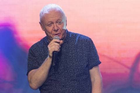 Claude Semal performs on stage at the concert with winners of the 15th edition of the Les Octaves de la Musique music awards ceremony, Monday 28 May 2018 in Brussels.  LAURIExDIEFFEMBACQ 05355212