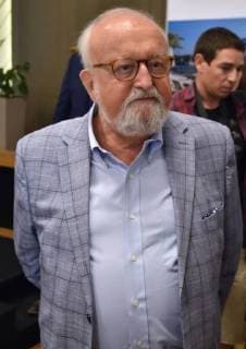 The 11th Film Music Festival Krzysztof Penderecki at a press conference of the 11th Film Music Festival on May 30, 2018 in Krakow, Poland. EN_01322536_0066 