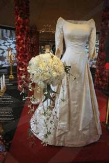 31-05-2018 National History Museum with wedding dress of princess Mary at Frederiksborg Castle in Hillerod, Denmark. On the occasion of Crown Prince, the museum organizes an exhibition in the Knights Hall. The exhibition tells about the Crown Prince s existence and duties. This is evidenced by seeing how the role of prince and follower has been in history earlier. At the exhibition you can follow the life of the Crown Prince with topics such as baby baptism, military service, weddings, personal interests, expeditions and more. The exhibition is being built with large tableauer, where you will be able to relive the Crown Prince couple s engagement and weddings .  Copyright: xxPPE Hildebrandtx