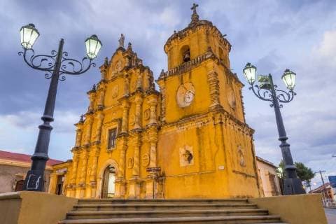 The Recollection Church in Leon, Nicaragua, Central America Copyright: OliverxWintzen 1283-304