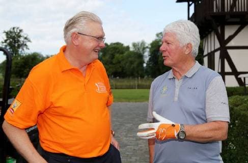 12 Thuringian Charity Open Mühlberg 01 06 2018 Mühlberg 12 Thuringian Charity Open in the picture Detlef Goss and Thomas Stein