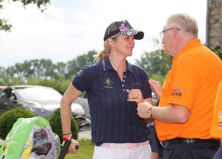 12 Thuringian Charity Open Mühlberg 01 06 2018 Mühlberg 12 Thuringian Charity Open in the picture Sandra Kiriasis and Detlef Goss