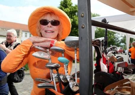 12 Thuringian Charity Open Mühlberg 01 06 2018 Mühlberg 12 Thuringian Charity Open in the picture Elke Sommer