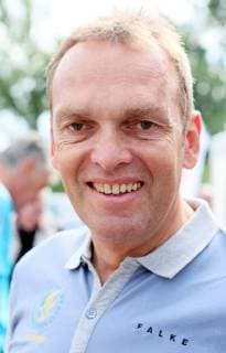 Olaf Ludwig during a golf tournament in Mühlberg