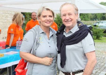Max Schautzer during a golf tournament in Mühlberg