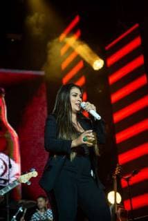 RIO DE JANEIRO, RJ - 02.06.2018: FESTIVAL TIM MUSIC RIO - Simone, from the duo Simone and Simaria sings at the TIM Music Rio Festival, at the Jeunesse Arena in Rio de Janeiro. x1543800x  CristianexMota