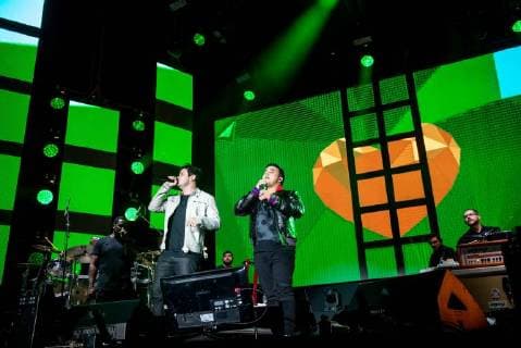 RIO DE JANEIRO, RJ - 01.06.2018: FESTIVAL TIM MUSIC RIO - The duo Matheus and Kauan at the TIM Music Rio Festival, at Jeunesse Arena, in Rio de Janeiro. x1543812x  CristianexMota