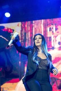 RIO DE JANEIRO, RJ - 02.06.2018: FESTIVAL TIM MUSIC RIO - Simone, from the duo Simone and Simaria sings at the TIM Music Rio Festival, at the Jeunesse Arena in Rio de Janeiro. x1543820x  CristianexMota