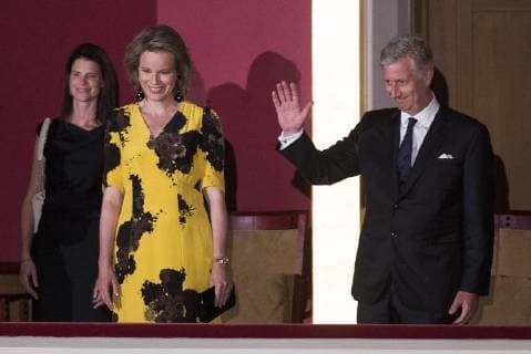 Queen Mathilde of Belgium and King Philippe - Filip of Belgium pictured during the closing concert of the Queen Elisabeth Competition Voice 2018 in Brussels, Monday 04 June 2018.  LAURIExDIEFFEMBACQ 05359030