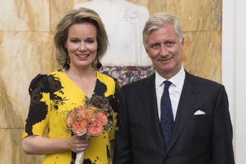 Entertainment Bilder des Tages Queen Mathilde of Belgium and King Philippe - Filip of Belgium pictured at the closing concert of the Queen Elisabeth Competition Voice 2018 in Brussels, Monday 04 June 2018.  LAURIExDIEFFEMBACQ 05359037