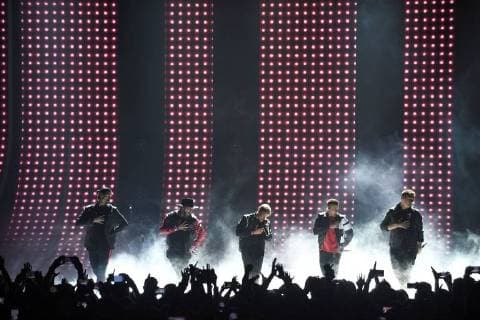 June 6, 2018 - Nashville, TN, U.S. - 06 June 2018 - Nashville, Tennessee - Nick Carter, Howie Dorough, Brian Littrell, AJ McLean, Kevin Richardson, Backstreet Boys. 2018 CMT Music Awards held at Bridgestone Arena. Photo Credit: Laura Farr AdMedia Nashville U.S. - ZUMAa123 20180606_zaa_a123_292 Copyright: xLauraxFarrAdmediax