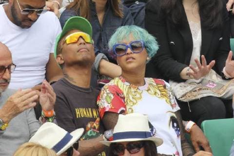 Internationaux de Tennis de Roland-Garros. Tribunes. Pharrell Williams. 227211 2018-06-06 Paris France  Copyright: xArnal-Flamentx xStarfacex STAR_227211_077