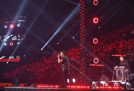 June 6, 2018 - Nashville, TN, U.S. - 06 June 2018 - Nashville, Tennessee - Russell Dickerson. 2018 CMT Music Awards held at Bridgestone Arena. Photo Credit: Laura Farr AdMedia Nashville U.S. - ZUMAa123 20180606_zaa_a123_402 Copyright: xLauraxFarrAdmediax