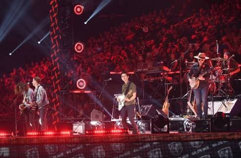 June 6, 2018 - Nashville, TN, U.S. - 06 June 2018 - Nashville, Tennessee - LANco. 2018 CMT Music Awards held at Bridgestone Arena. Photo Credit: Laura Farr AdMedia Nashville U.S. - ZUMAa123 20180606_zaa_a123_416 Copyright: xLauraxFarrAdmediax