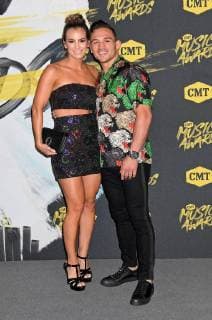 June 6, 2018 - Nashville, TN, U.S. - 06 June 2018 - Nashville, Tennessee - Michael Chandler, Brie Chandler. 2018 CMT Music Awards held at Bridgestone Arena. Photo Credit: Laura Farr AdMedia Nashville U.S. - ZUMAa123 20180606_zaa_a123_431 Copyright: xLauraxFarrAdmediax
