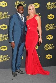 June 6, 2018 - Nashville, TN, U.S. - 06 June 2018 - Nashville, Tennessee - Lindsey Vonn, P.K. Subban. 2018 CMT Music Awards held at Bridgestone Arena. Photo Credit: Laura Farr AdMedia Nashville U.S. - ZUMAa123 20180606_zaa_a123_482 Copyright: xLauraxFarrAdmediax