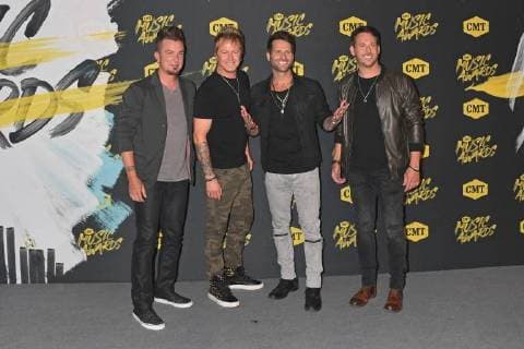 June 6, 2018 - Nashville, TN, U.S. - 06 June 2018 - Nashville, Tennessee - Eli Young Band. 2018 CMT Music Awards held at Bridgestone Arena. Photo Credit: Laura Farr AdMedia Nashville U.S. - ZUMAa123 20180606_zaa_a123_488 Copyright: xLauraxFarrAdmediax