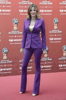 Foto IPP Andrea Oldani Cologno Monzese 7 06 2018 Presentazione della programmazione mediaset per i mondiali di calcio russia 2018 Nella foto, Mikaela Calcagno, giornalista italyphotopress world copyright  0
