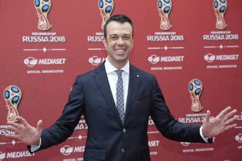 Foto IPP Andrea Oldani Cologno Monzese 7 06 2018 Presentazione della programmazione mediaset per i mondiali di calcio russia 2018 Nella foto, Massimo Callegari, giornalista italyphotopress world copyright  0
