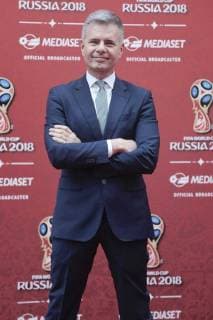 Foto IPP Andrea Oldani Cologno Monzese 7 06 2018 Presentazione della programmazione mediaset per i mondiali di calcio russia 2018 Nella foto, Alberto Brandi, giornalista italyphotopress world copyright  0