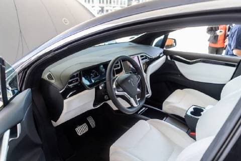 07 06 2018 Berlin Germany GER Tesla Model X seen at Potsdamer Platz
