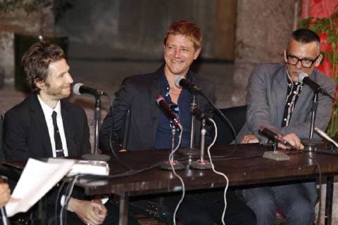 June 7, 2018 - EUM20180607ESP06.JPG.CIUDAD DE MEXICO. MusicMusica-Interpol.- 7 de junio de 2018. En conferencia de prensa, la banda estadounidense Interpol presenta su nuevo material discografico Marauder , del que se desprende el sencillo The Rover . Foto: Agencia EL UNIVERSALAgustin SalinasEELG  - ZUMAu78_ 20180607_zaf_u78_524 Copyright: xElxUniversalx