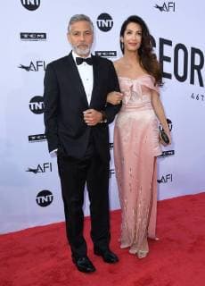 June 7, 2018 - Hollywood, CA, U.S. - 07 June 2018 - Hollywood, California - George Clooney, Amal Clooney. American Film Institute s 46th Life Achievement Award Gala Tribute to George Clooney held at Dolby Theater. Photo Credit: AdMedia Hollywood U.S. - ZUMAa123 20180607_zaa_a123_004 Copyright: xBirdiexThompsonx
