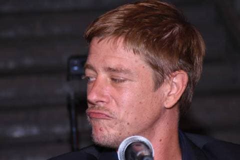 CIDADE DO MÉXICO, DF - 07.06.2018: INTERPOL MARAUDER ALBUM LAUNCH IN MEXICO - Paul Banks members of American band during a press conference launch the new album & 39;Marauder& in Mexico Cco City, Mexico x1546754x  CarlosxTischler