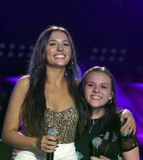 June 7, 2018 - Nashville, Tennessee, U.S. - 07 June 2018 - Nashville, Tennessee - Maisy Stella, Lennon Stella. 2018 CMA Music Festival Nightly Concert held at Nissan Stadium. Photo Credit: AdMedia Nashville U.S. - ZUMAa123 20180607_zaa_a123_316 Copyright: xDara-MichellexFarrx
