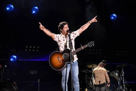 June 7, 2018 - Nashville, Tennessee, U.S. - 07 June 2018 - Nashville, Tennessee - Dan Smyers, Shay Mooney, Dan+Shay. 2018 CMA Music Fest Nightly Concert held at Nissan Stadium. Photo Credit: AdMedia Nashville U.S. - ZUMAa123 20180607_zaa_a123_457 Copyright: xLauraxFarrx