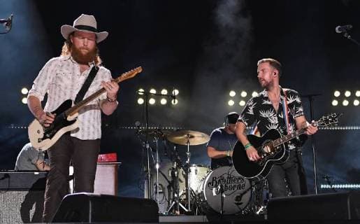 June 8, 2018 - Nashville, Tennessee, U.S. - 07 June 2018 - Nashville, Tennessee - John Osborne, TJ Osborne, Brothers Osborne. 2018 CMA Music Fest Nightly Concert held at Nissan Stadium. Photo Credit: AdMedia Nashville U.S. - ZUMAa123 20180608_zaa_a123_130 Copyright: xLauraxFarrx