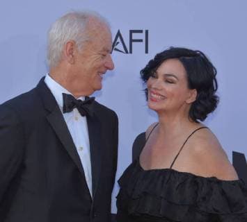 Actors Bill Murray and Karen Duffy arrive for American Film Institute s 46th annual Life Achievement Award tribute gala to actor George Clooney at the Dolby Theatre in the Hollywood section of Los Angeles on June 7, 2018.  LAP2018060790 JIMxRUYMEN