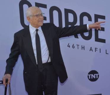 Writer and producer Norman Lear arrives for American Film Institute s 46th annual Life Achievement Award tribute gala to actor George Clooney at the Dolby Theatre in the Hollywood section of Los Angeles on June 7, 2018.  LAP20180607107 JIMxRUYMEN