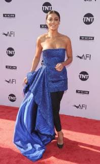 June 7, 2018 - Los Angeles, California, United States - June 7th 2018 - Los Angeles, California USA - Actress JULIANA PAES at the 46th AFI Life Achievement Award Gala Tribute to George Clooney held at the Dolby Theater, Hollywood, Los Angeles. Los Angeles United States - ZUMAf05_ 20180607_zaf_f05_550 Copyright: xPaulxFentonx