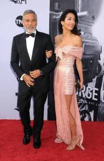 June 7, 2018 - Los Angeles, California, United States - June 7th 2018 - Los Angeles, California USA - Actor GEORGE CLOONEY, wife AMAL CLOONEY at the 46th AFI Life Achievement Award Gala Tribute to George Clooney held at the Dolby Theater, Hollywood, Los Angeles. Los Angeles United States - ZUMAf05_ 20180607_zaf_f05_533 Copyright: xPaulxFentonx