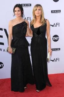 Courteney Cox and Jennifer Aniston arriving at the American Film Institutes Life Achievement Award Gala on 7 06,2018 at Hollywood Los Angeles American Film Institutes 46th Life Achievement Award Gala in Hollywood Los Angeles 2018