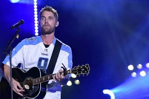 June 8, 2018 - Nashville, Tennessee, U.S. - 07 June 2018 - Nashville, Tennessee - Brett Young. 2018 CMA Music Festival Nightly Concert held at Nissan Stadium. Photo Credit: Dara-Michelle AdMedia Nashville U.S. - ZUMAa123 20180608_zaa_a123_347 Copyright: xDara-MichelleAdmediax