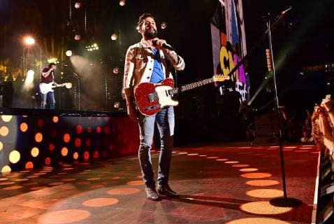 June 8, 2018 - Nashville, Tennessee, U.S. - 08 June 2018 - Nashville, Tennessee - Matthew Ramsey, Old Dominion. 2018 CMA Fest Nightly Concert held at Nissan Stadium. Photo Credit: AdMedia Nashville U.S. - ZUMAa123 20180608_zaa_a123_443 Copyright: xLauraxFarrx