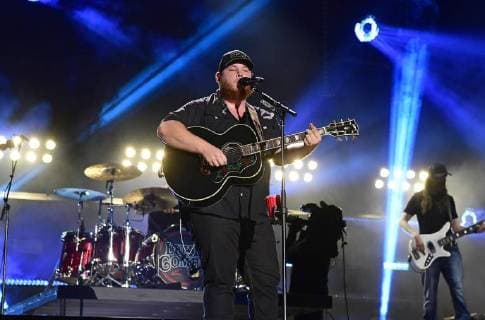 June 8, 2018 - Nashville, Tennessee, U.S. - 08 June 2018 - Nashville, Tennessee - Luke Combs. 2018 CMA Fest Nightly Concert held at Nissan Stadium. Photo Credit: AdMedia Nashville U.S. - ZUMAa123 20180608_zaa_a123_464 Copyright: xLauraxFarrx