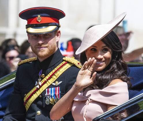 Entertainment Themen der Woche KW23 Bilder des Tages June 9, 2018 - London, London, UK - London, UK. The Duke and Duchess of Sussex Prince Harry and Meghan Markle at the Trooping the Colour ceremony in London to mark the 92nd birthday of Queen Elizabeth II, Britain s longest reigning monarch. London UK  - ZUMAl94_ 20180609_zaf_l94_527 Copyright: xRobxPinneyx
