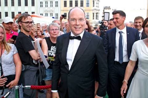 European Culture Prize Prince Albert II of Monaco Albert Alexandre Louis Pierre Rainier Grimaldi on the occasion of the awarding of the European Culture Prize on 09 06 2018 in the Frauenkirche Dresden 20180608BOS0084