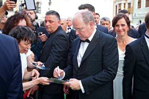 European Culture Prize Prince Albert II of Monaco Albert Alexandre Louis Pierre Rainier Grimaldi on the occasion of the awarding of the European Culture Prize on 09 06 2018 in the Frauenkirche Dresden 20180608BOS0082