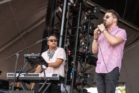 June 8, 2018 - Manchester, Tennessee, U.S - DAVID LABUGUEN and ZACH HANNAH of Arizona during Bonnaroo Music Festival 2018 in Manchester, Tennessee Manchester U.S. - ZUMAs135 20180608_zap_s135_513 Copyright: xDanielxDeSloverx