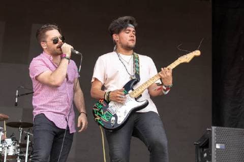 June 8, 2018 - Manchester, Tennessee, U.S - ZACH HANNAH and NATE ESQUITE of Arizona during Bonnaroo Music Festival 2018 in Manchester, Tennessee Manchester U.S. - ZUMAs135 20180608_zap_s135_519 Copyright: xDanielxDeSloverx