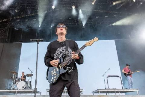 June 9, 2018 - Manchester, Tennessee, U.S - JAKE CLIFFORD GOSS, PAUL JASON KLEIN and LES PRIEST of Lany during Bonnaroo Music Festival 2018 in Manchester, Tennessee Manchester U.S. - ZUMAs135 20180609_zap_s135_634 Copyright: xDanielxDeSloverx