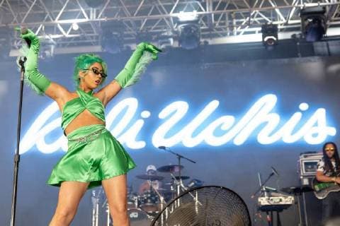 June 9, 2018 - Manchester, Tennessee, U.S - KALI UCHIS during Bonnaroo Music Festival 2018 in Manchester, Tennessee Manchester U.S. - ZUMAs135 20180609_zap_s135_639 Copyright: xDanielxDeSloverx