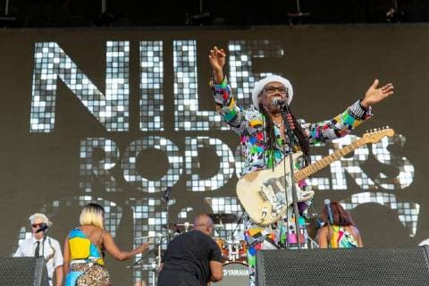 June 9, 2018 - Manchester, Tennessee, U.S - NILE RODGERS performs with Chic during Bonnaroo Music Festival 2018 in Manchester, Tennessee Manchester U.S. - ZUMAs135 20180609_zap_s135_664 Copyright: xDanielxDeSloverx