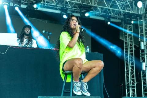 June 9, 2018 - Manchester, Tennessee, U.S - JESSIE REYEZ during Bonnaroo Music Festival 2018 in Manchester, Tennessee Manchester U.S. - ZUMAs135 20180609_zap_s135_627 Copyright: xDanielxDeSloverx