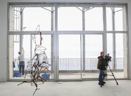 Architektur von Lacaton & Vassal - DUNKERQUE, FRANCE: Illustration picture shows an art installation in the Frac museum in Dunkerque, France, Friday 15 November 2013. OLIVIERxVIN  x50344183x